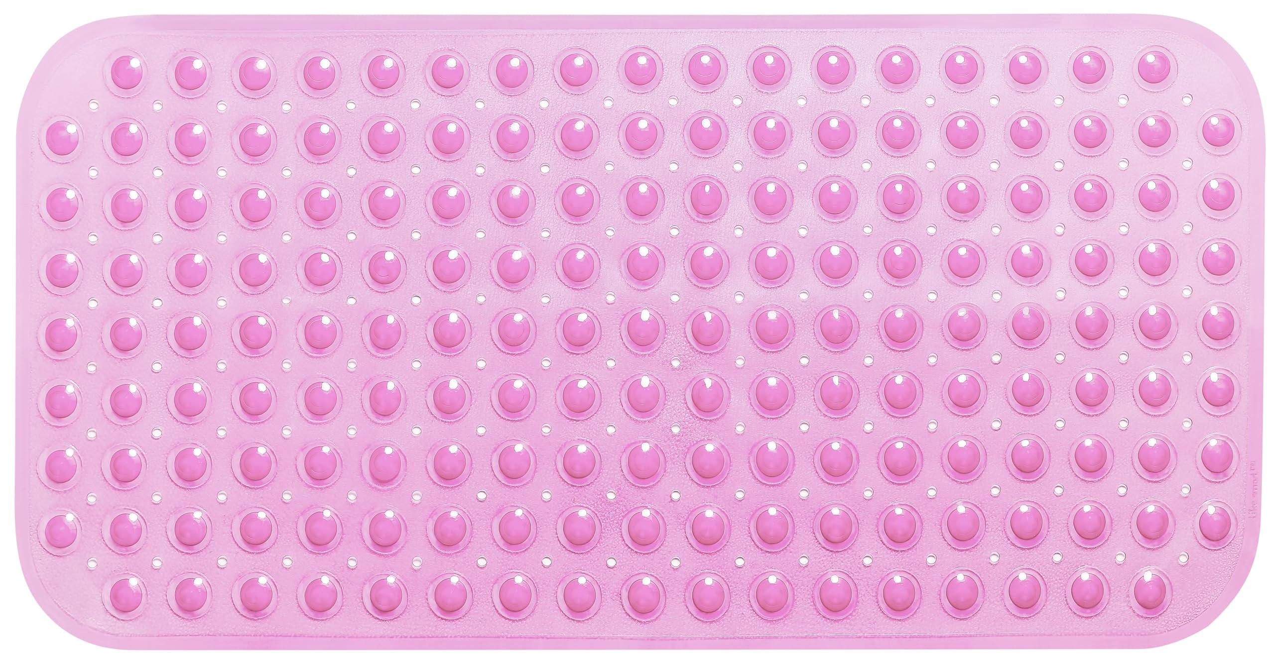 Tike Smart Large Non-Slip Bathtub & Shower Mat 31   X16    (Smooth/Non-Textured Tubs Only) Safe, Clean, Machine-Washable, Superi